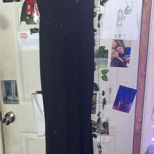 Windsor Black Sparkle Maxi Dress